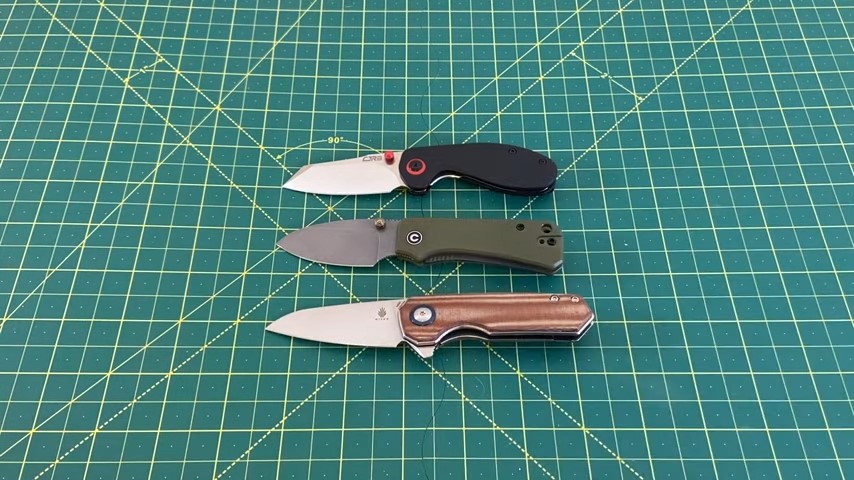 Civivi Baby Banter Size Comparison to other popular knives