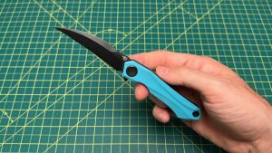 Holding the Bestech Ivy Knife