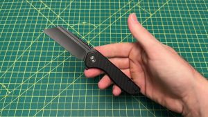 Holding the Civivi ExOne Knife