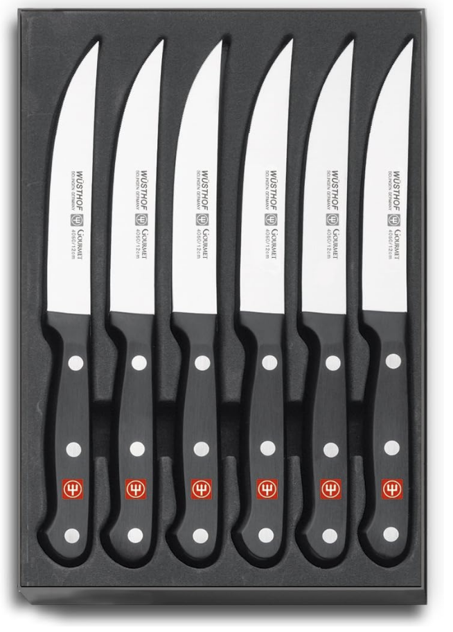 WÜSTHOF Gourmet Six Piece Steak Knife Set