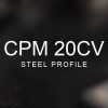 20CV Steel Profile over a blurred abstract steel background