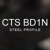 CTS BD1N Steel Profile over a blurred abstract steel background