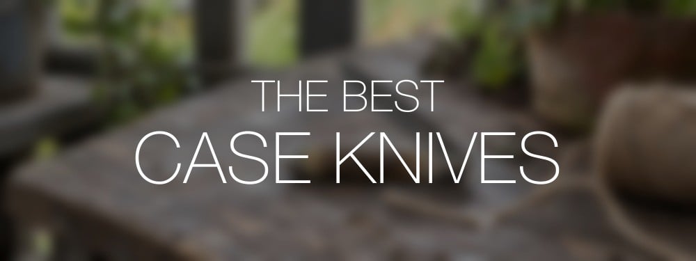 Best Case Knives title over a softly blurred traditional pocket knife and garden twine scene