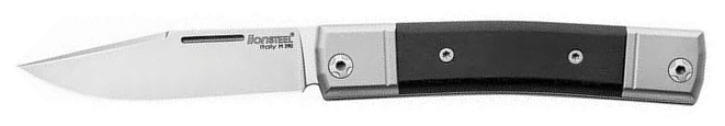 LionSteel BestMan open knife, horizontal view on white