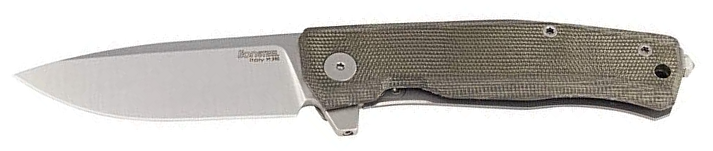 LionSteel Myto open knife, horizontal view on white